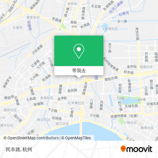 民丰路地图