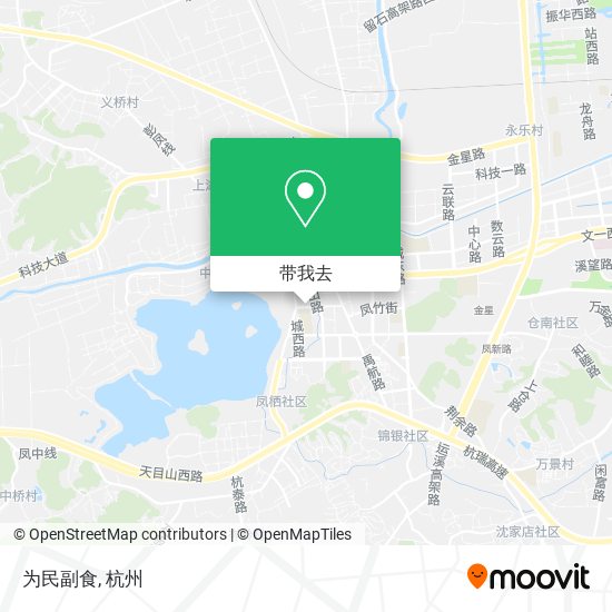 为民副食地图