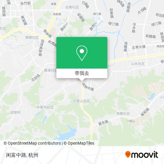 闲富中路地图