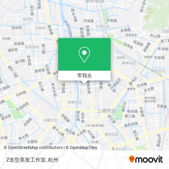 Z造型美发工作室地图