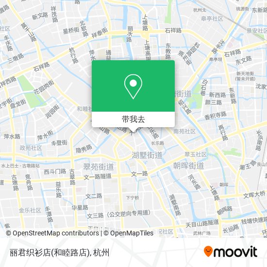 丽君织衫店(和睦路店)地图