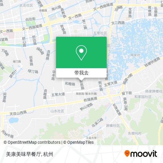 美康美味早餐厅地图