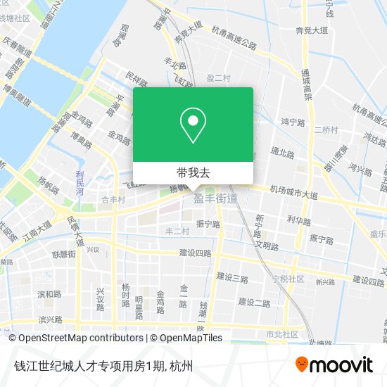 钱江世纪城人才专项用房1期地图