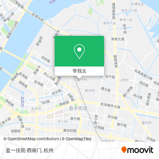 盈一佳苑-西南门地图
