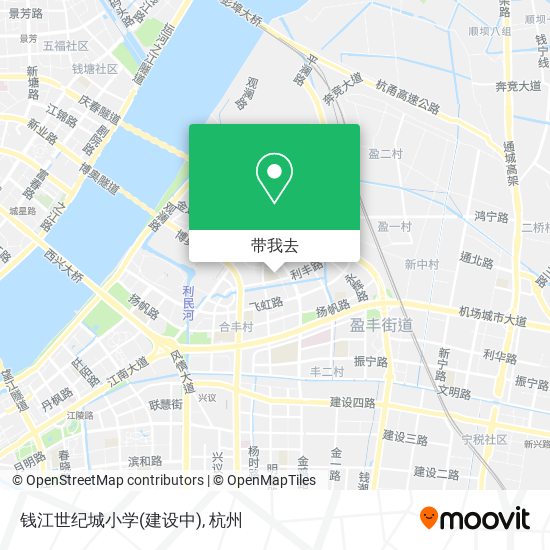 钱江世纪城小学(建设中)地图
