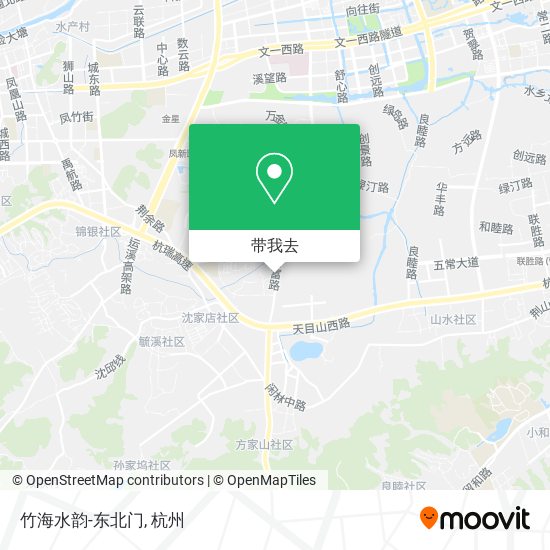 竹海水韵-东北门地图