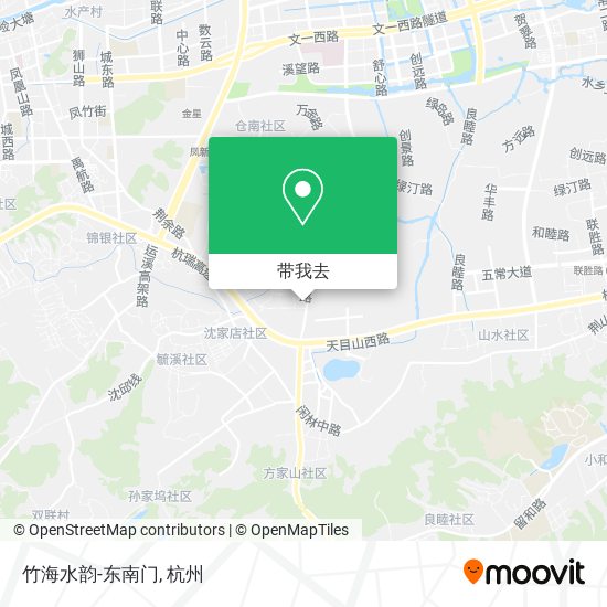 竹海水韵-东南门地图