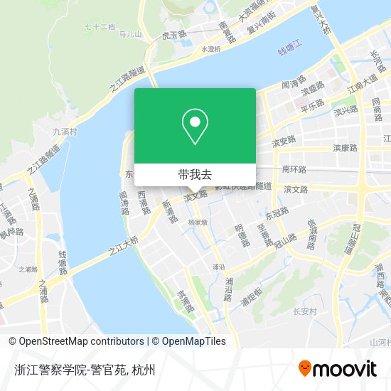 浙江警察学院-警官苑地图