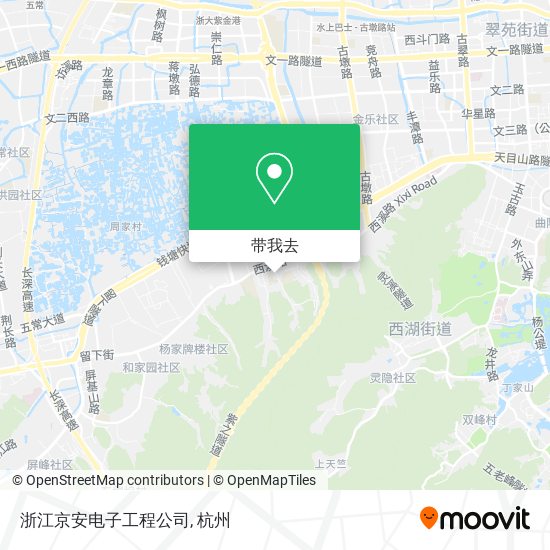 浙江京安电子工程公司地图