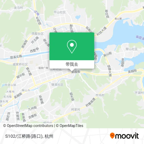 S102/江桥路(路口)地图
