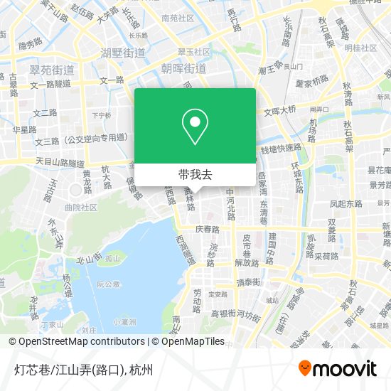 灯芯巷/江山弄(路口)地图