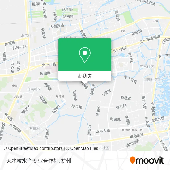 天水桥水产专业合作社地图