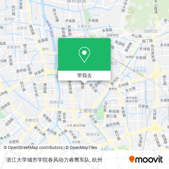浙江大学城市学院春风动力睿鹰车队地图