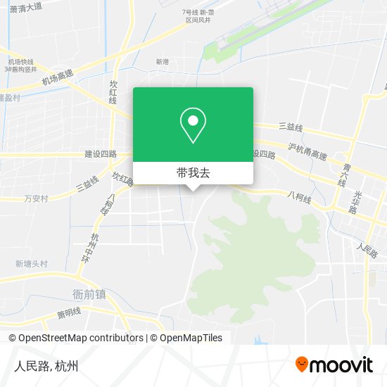 人民路地图