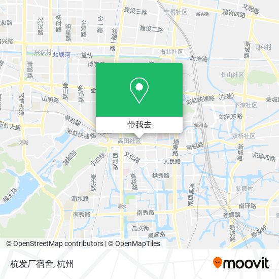 杭发厂宿舍地图