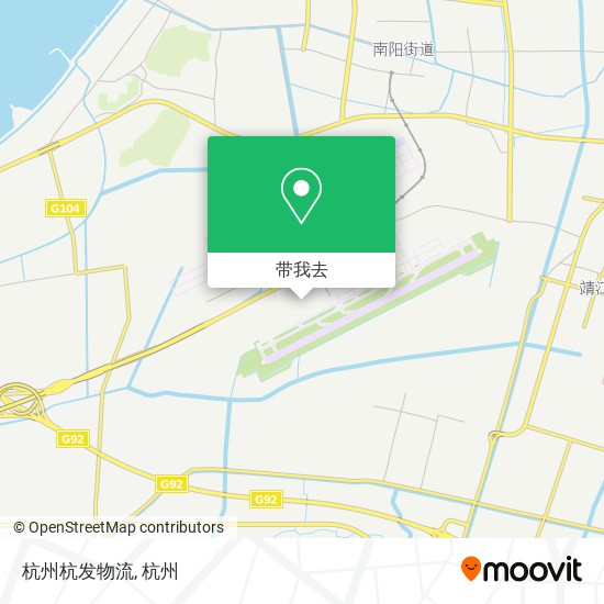 杭州杭发物流地图