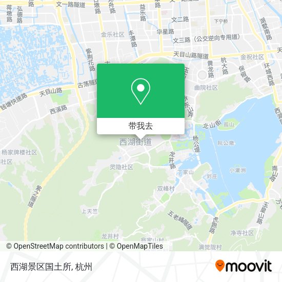 西湖景区国土所地图