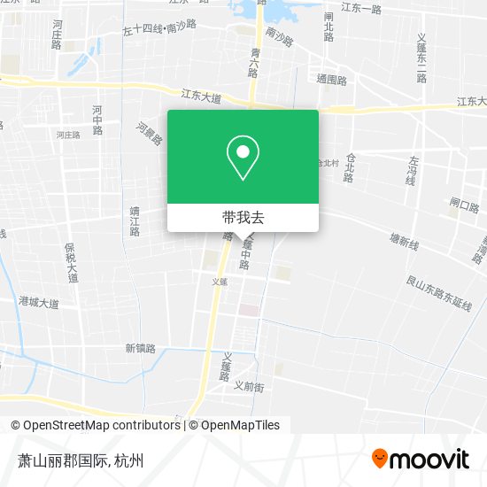萧山丽郡国际地图