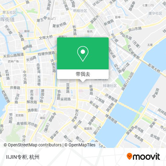 IIJIN专柜地图