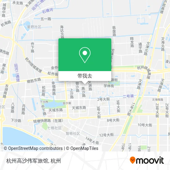 杭州高沙伟军旅馆地图