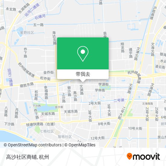 高沙社区商铺地图