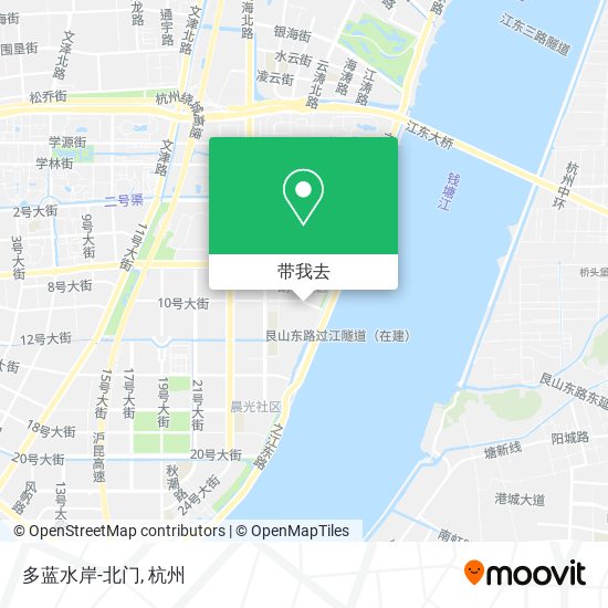 多蓝水岸-北门地图
