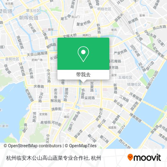 杭州临安木公山高山蔬菜专业合作社地图