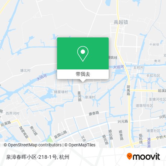 泉漳春晖小区-218-1号地图