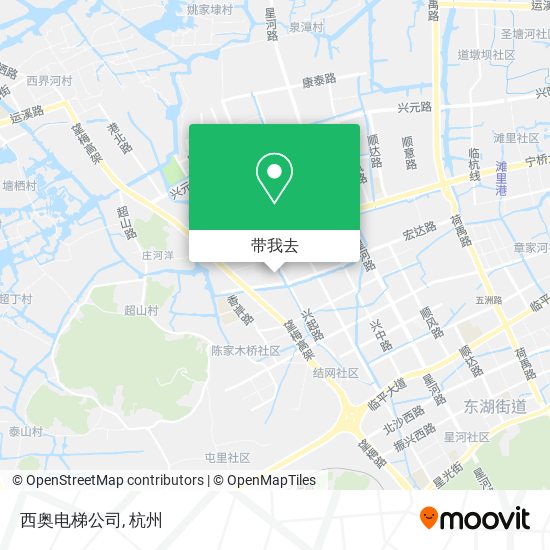 西奥电梯公司地图