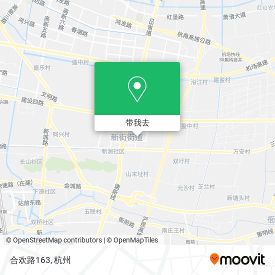 合欢路163地图