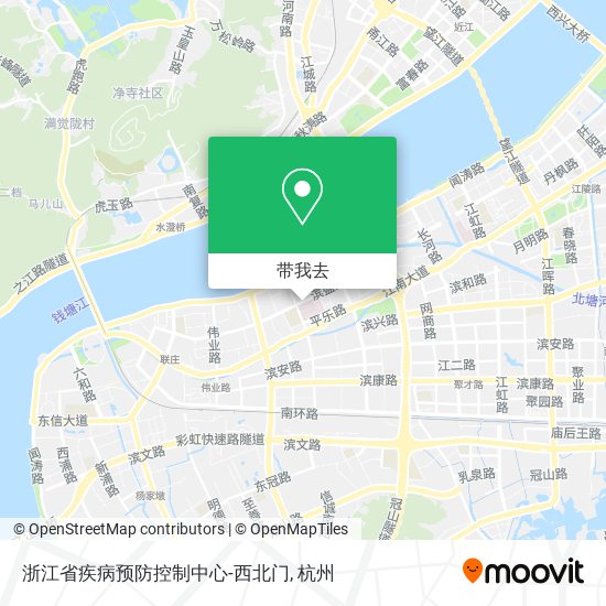 浙江省疾病预防控制中心-西北门地图