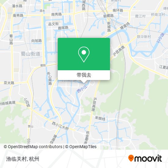 渔临关村地图