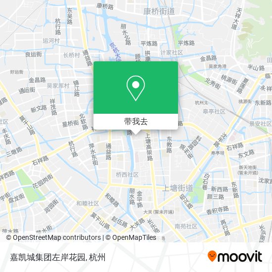 嘉凯城集团左岸花园地图