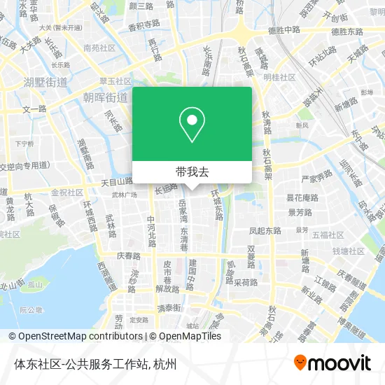 体东社区-公共服务工作站地图