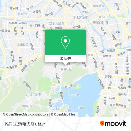 雅尚豆捞(曙光店)地图