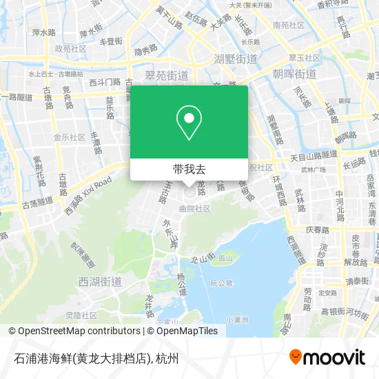 石浦港海鲜(黄龙大排档店)地图