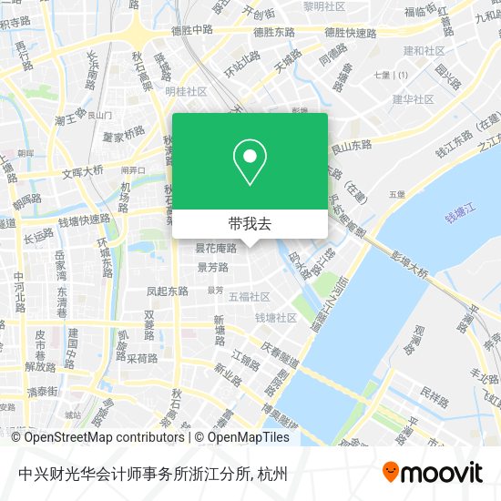 中兴财光华会计师事务所浙江分所地图