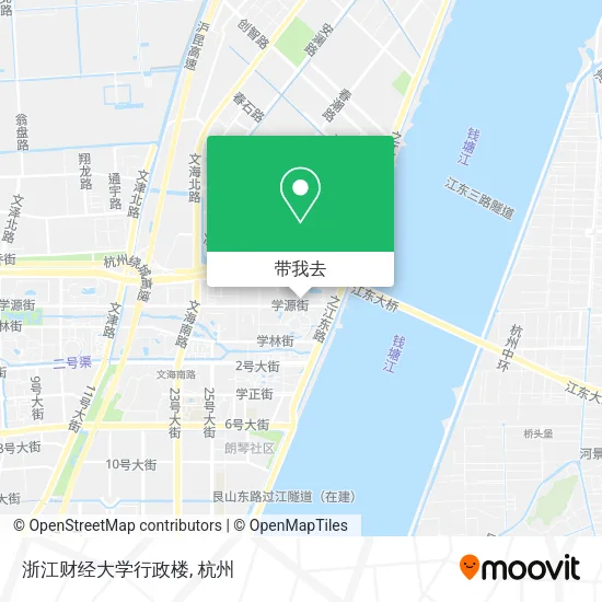 浙江财经大学行政楼地图