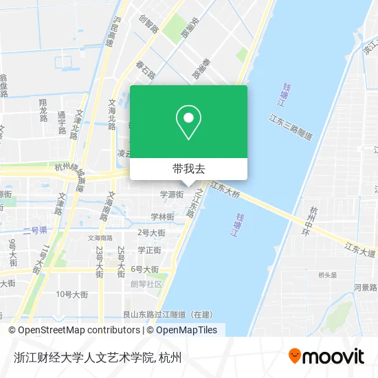 浙江财经大学人文艺术学院地图