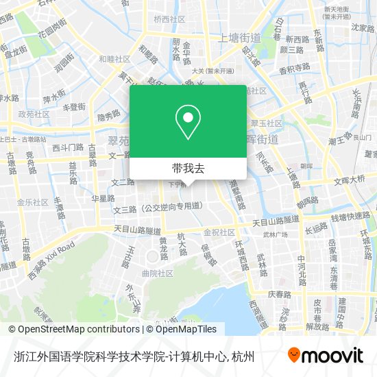 浙江外国语学院科学技术学院-计算机中心地图