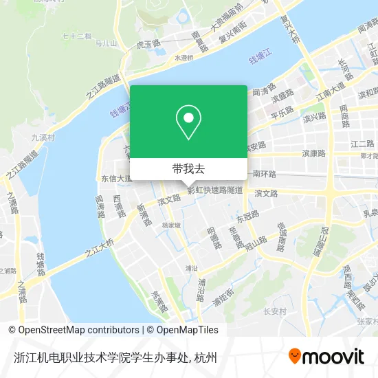 浙江机电职业技术学院学生办事处地图