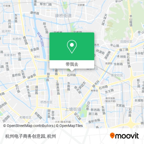 杭州电子商务创意园地图