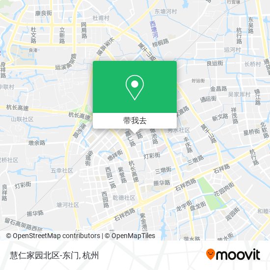 慧仁家园北区-东门地图