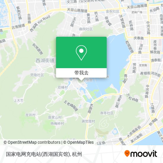 国家电网充电站(西湖国宾馆)地图