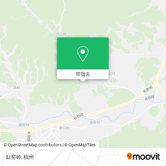 缸窑岭地图