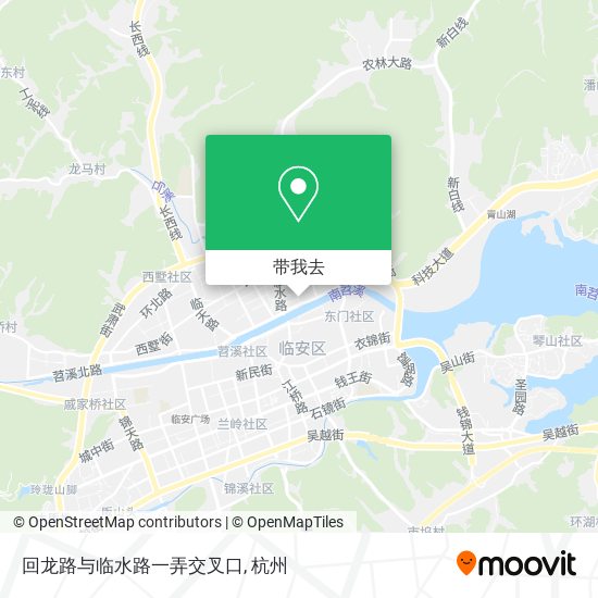 回龙路与临水路一弄交叉口地图