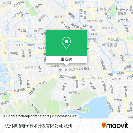 杭州和通电子技术开发有限公司地图