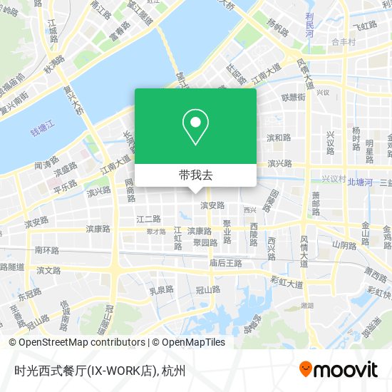 时光西式餐厅(IX-WORK店)地图