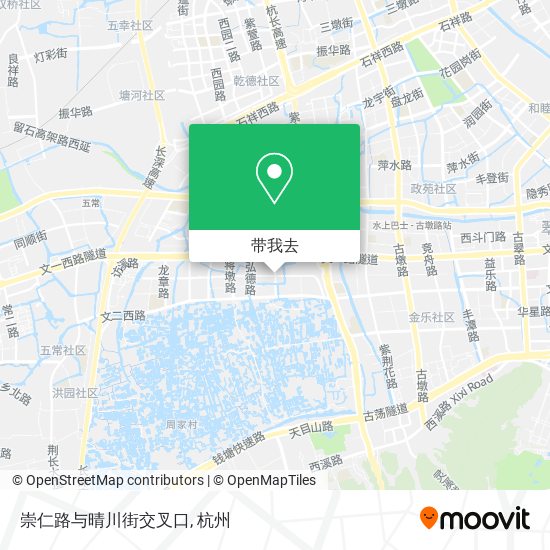 崇仁路与晴川街交叉口地图
