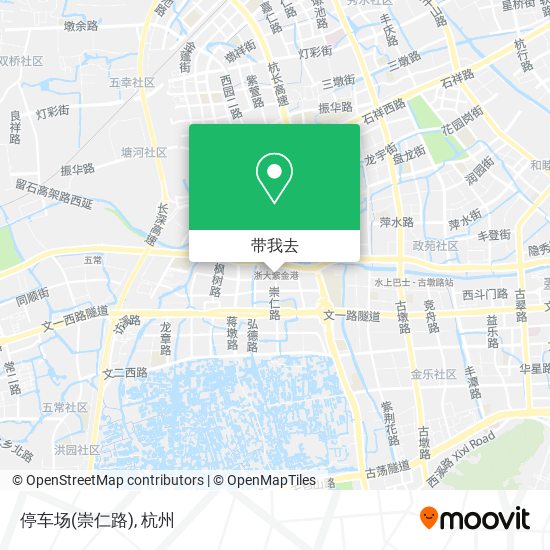 停车场(崇仁路)地图